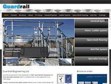 Tablet Screenshot of guardrailgroup.com